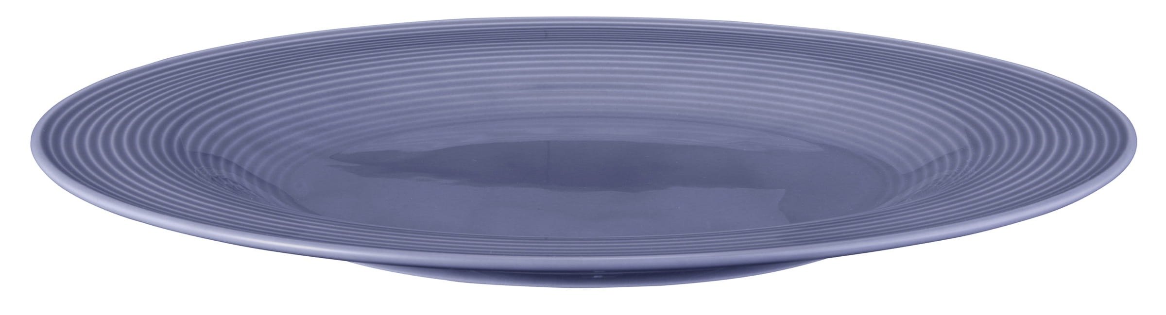 Teller rund mit Relief flach 30cm BEAT fliederblau