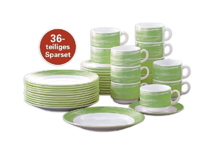 36-teilig SPARSET BRUSH green