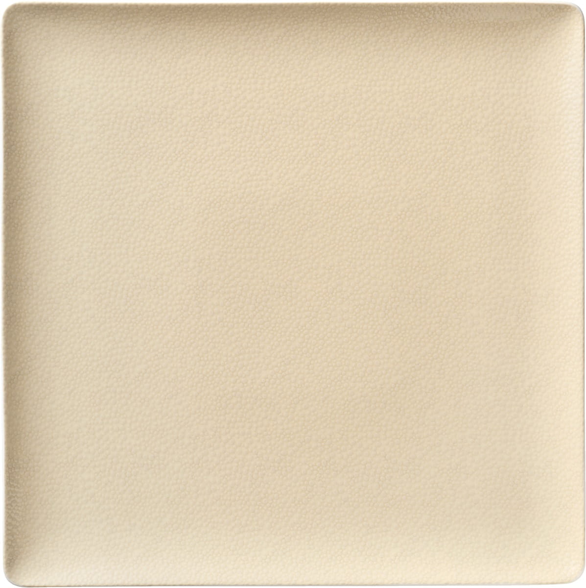 Teller flach quadratisch coup 20x20cm PURITY PEARL champagne