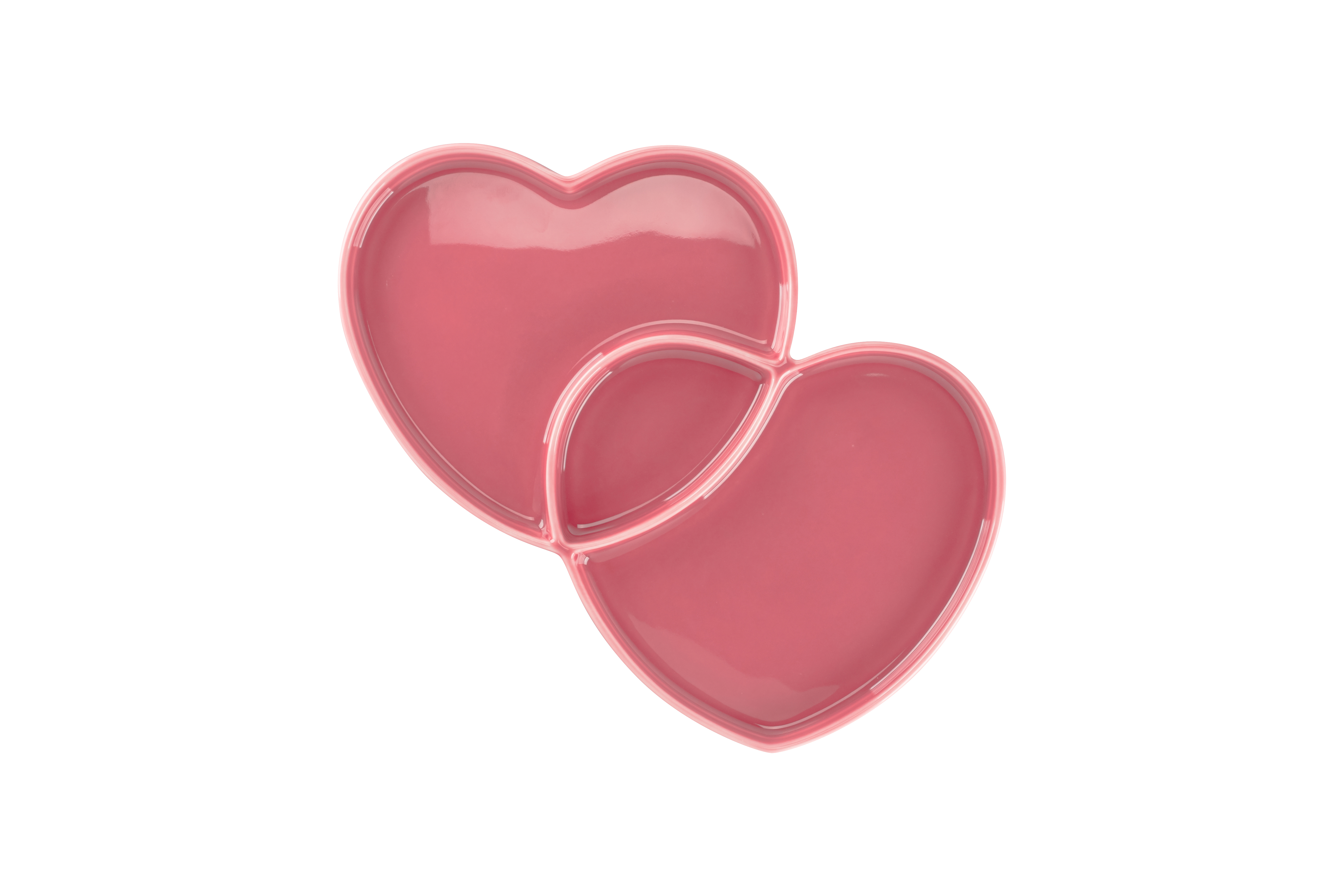 Teller flach zum Teilen 29x26,4x2,5cm 0,55L CLICHÉ pink