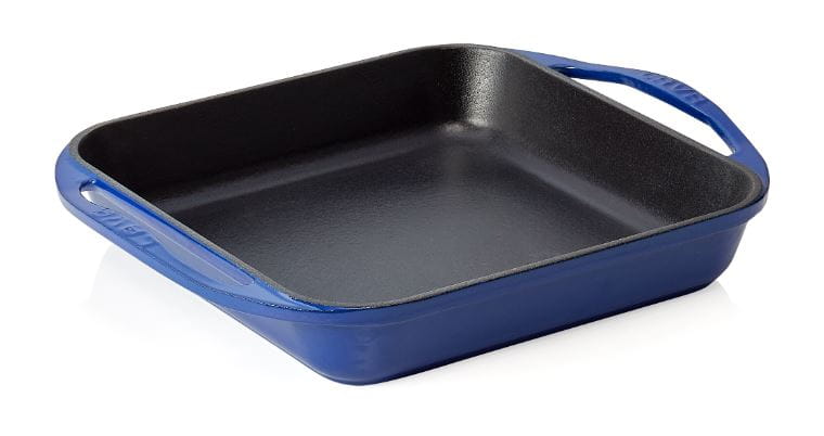 Pfanne eckig 27x27x5cm LAVA blau