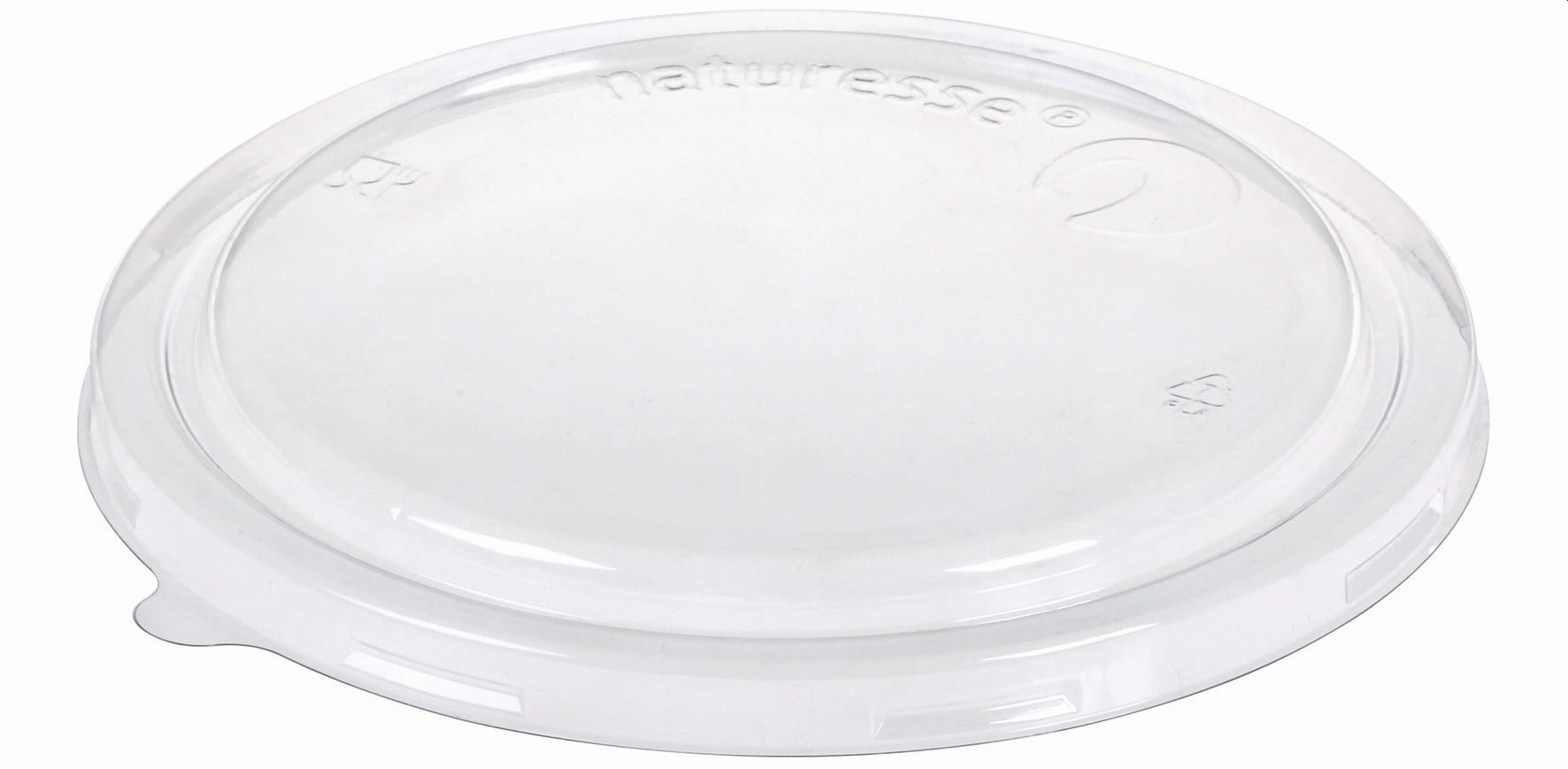 50 Stück Deckel Ø 18,5cm klar zu Schale KRAFT