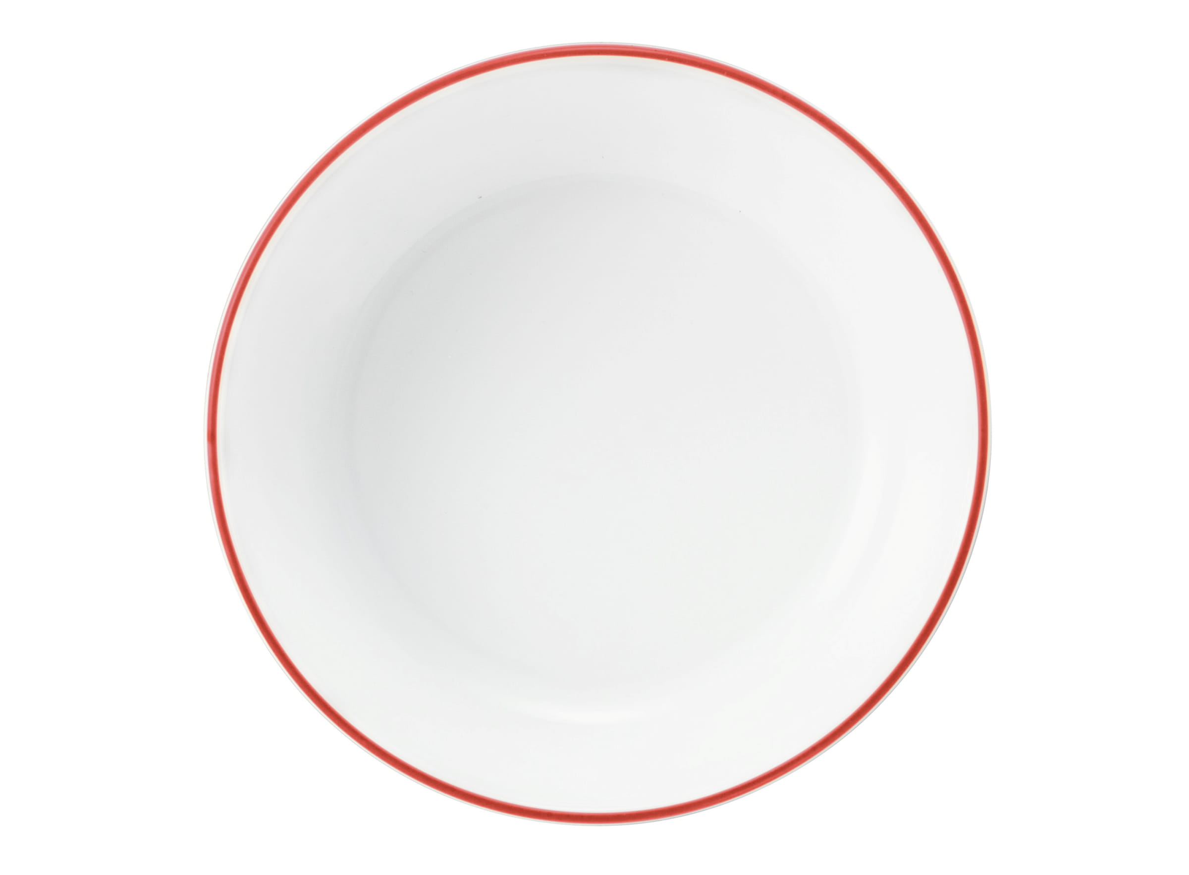 Schale rund rund 12cm COMMUNITY streublume rote linie