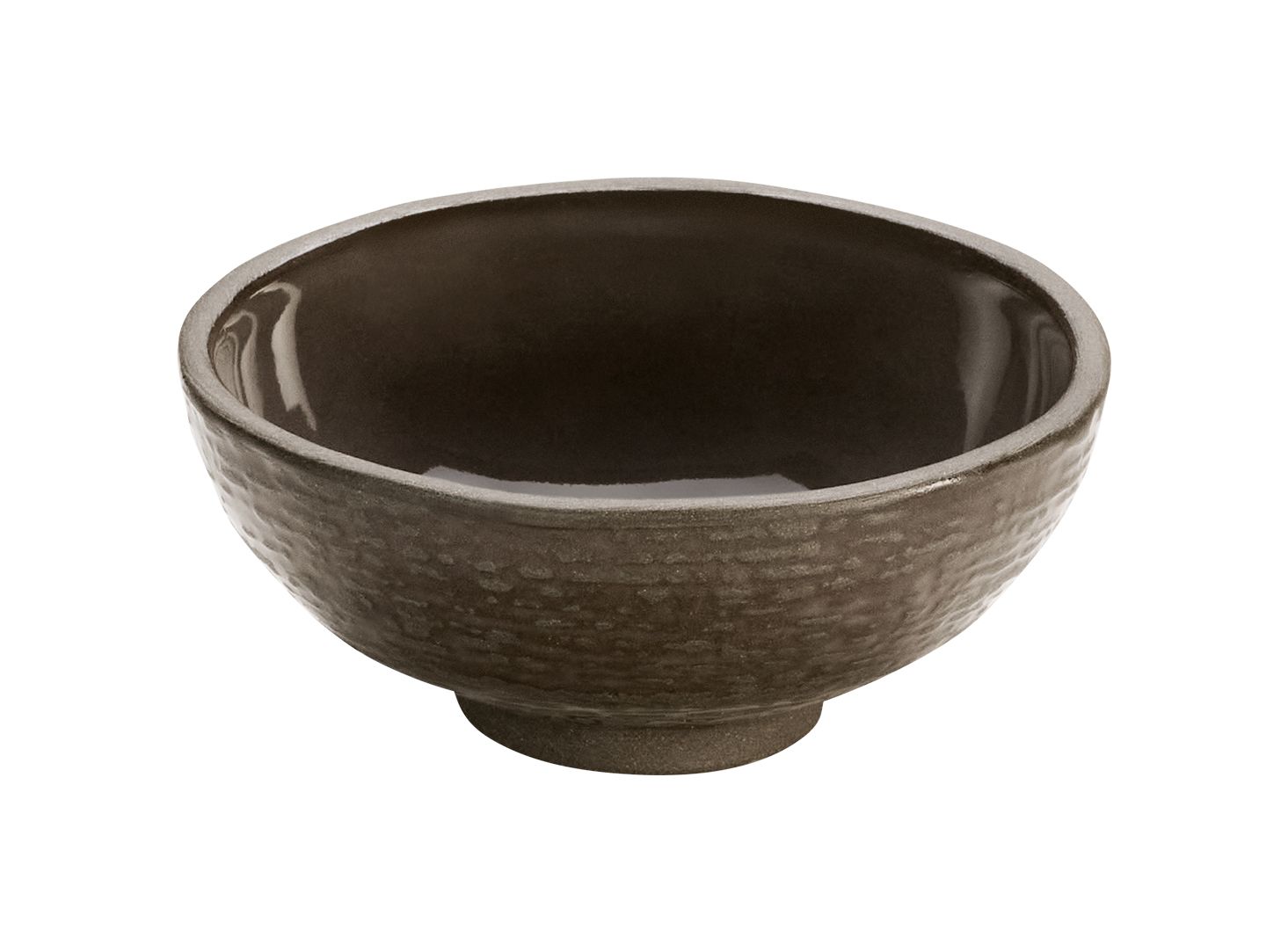 Schale rund Struktur 9cm 0,10l RENEW taupe