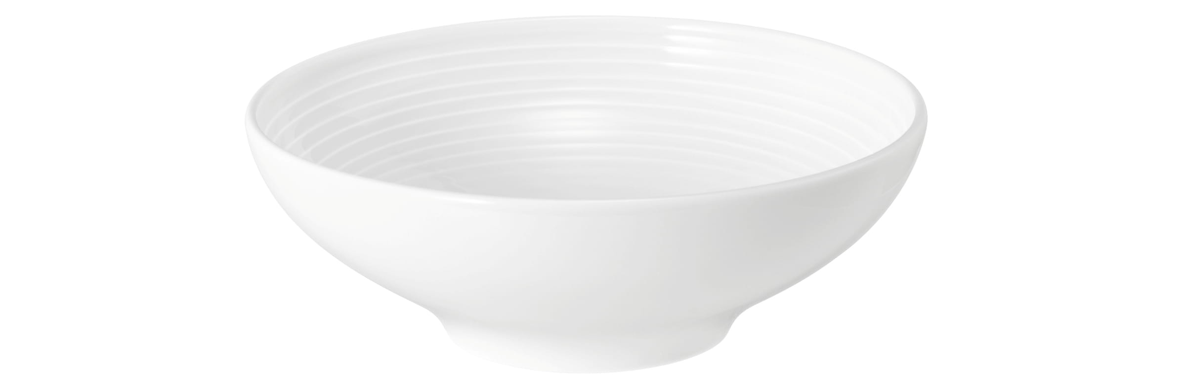 Schale rund mit Relief 13cm BLUES weiß