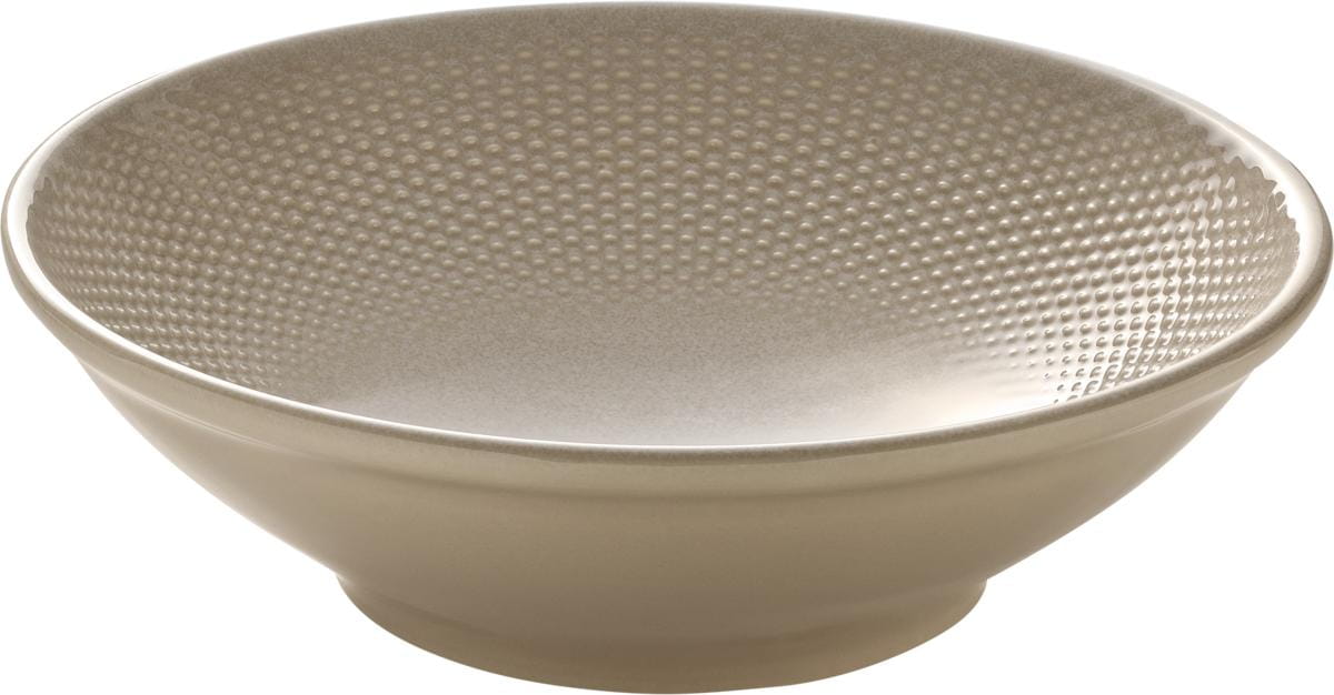 Schale rund Relief 24cm 1,50l PINE almond