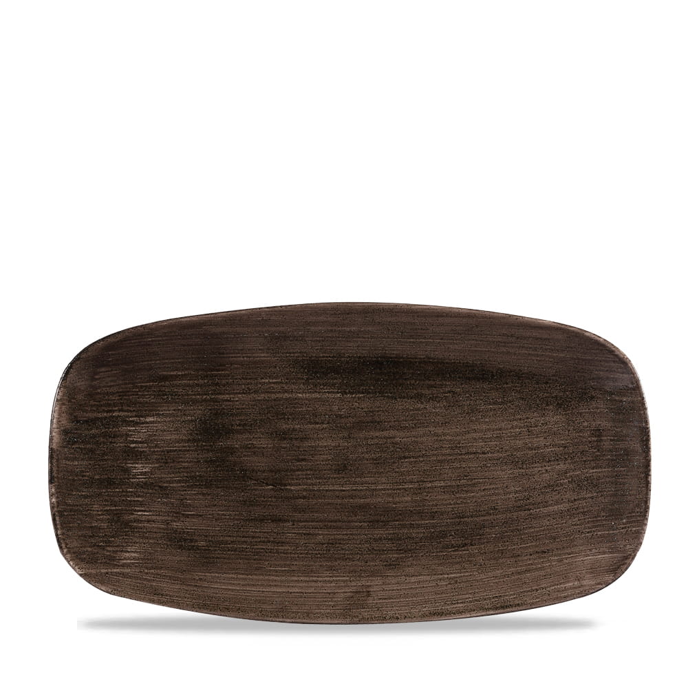 Platte Chef's rechteckig 35,5x18,9cm STONECAST PATINA iron black