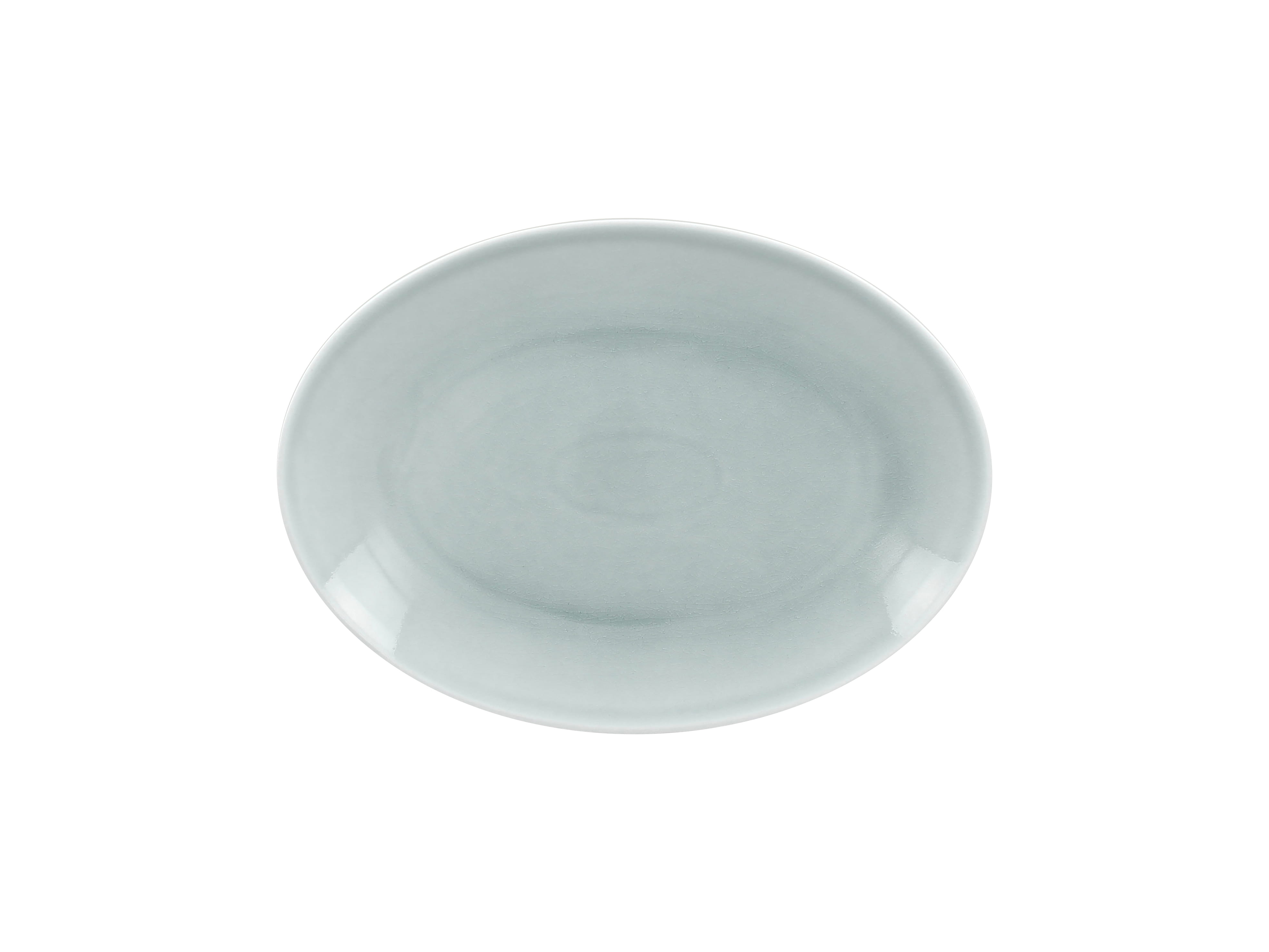 Platte oval 26x19x3cm VINTAGE blue