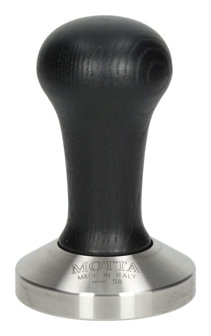 Tamper 58mm Holz schwarz 18/10 Convex