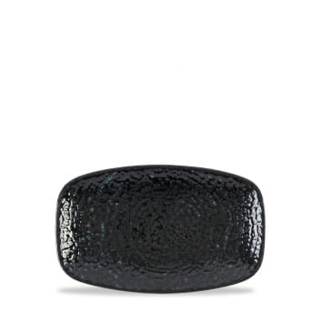 Platte oblong rechteckig 20x12,1cm HOMESPUN CHROMA carbon