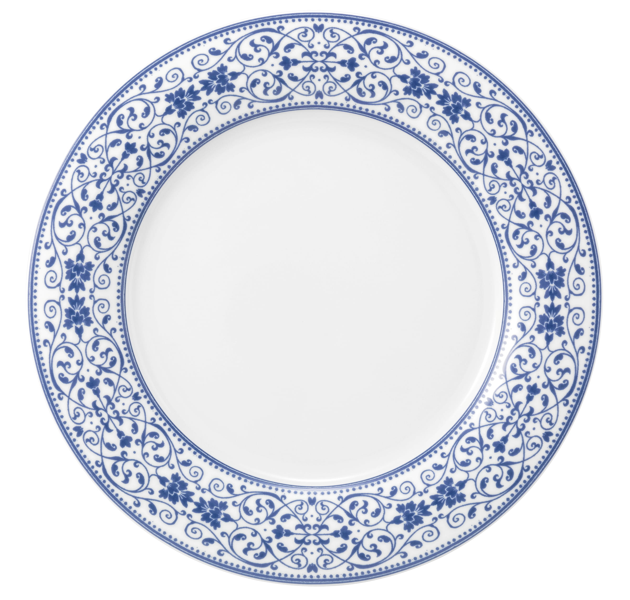 Teller rund flach 30cm Fahne SAVOY grand blue