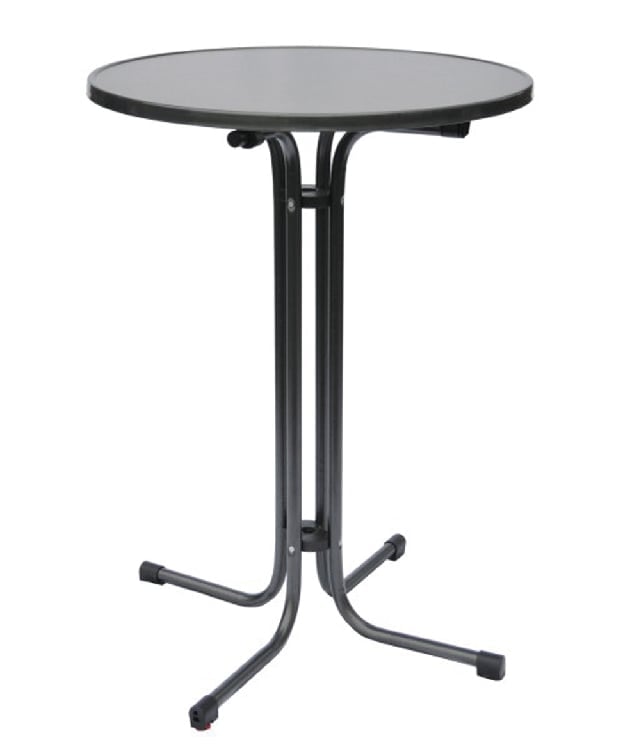 Stehtisch Ø70cm H109cm MARS schwarz