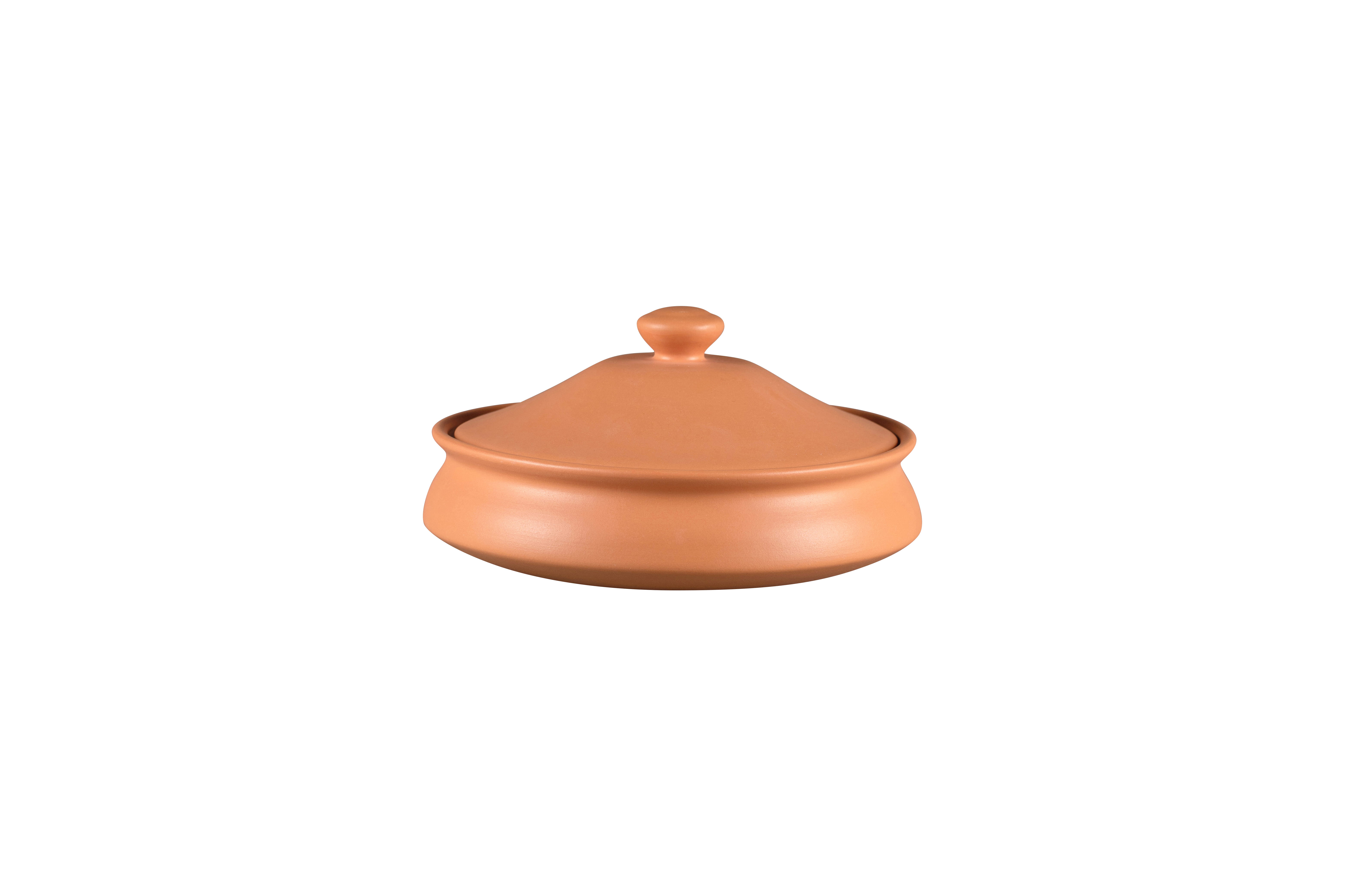 Schale Handi mit Deckel Ø19,5cm H10,6cm 0,9L BAANTNA TERO PRIMA terracotta