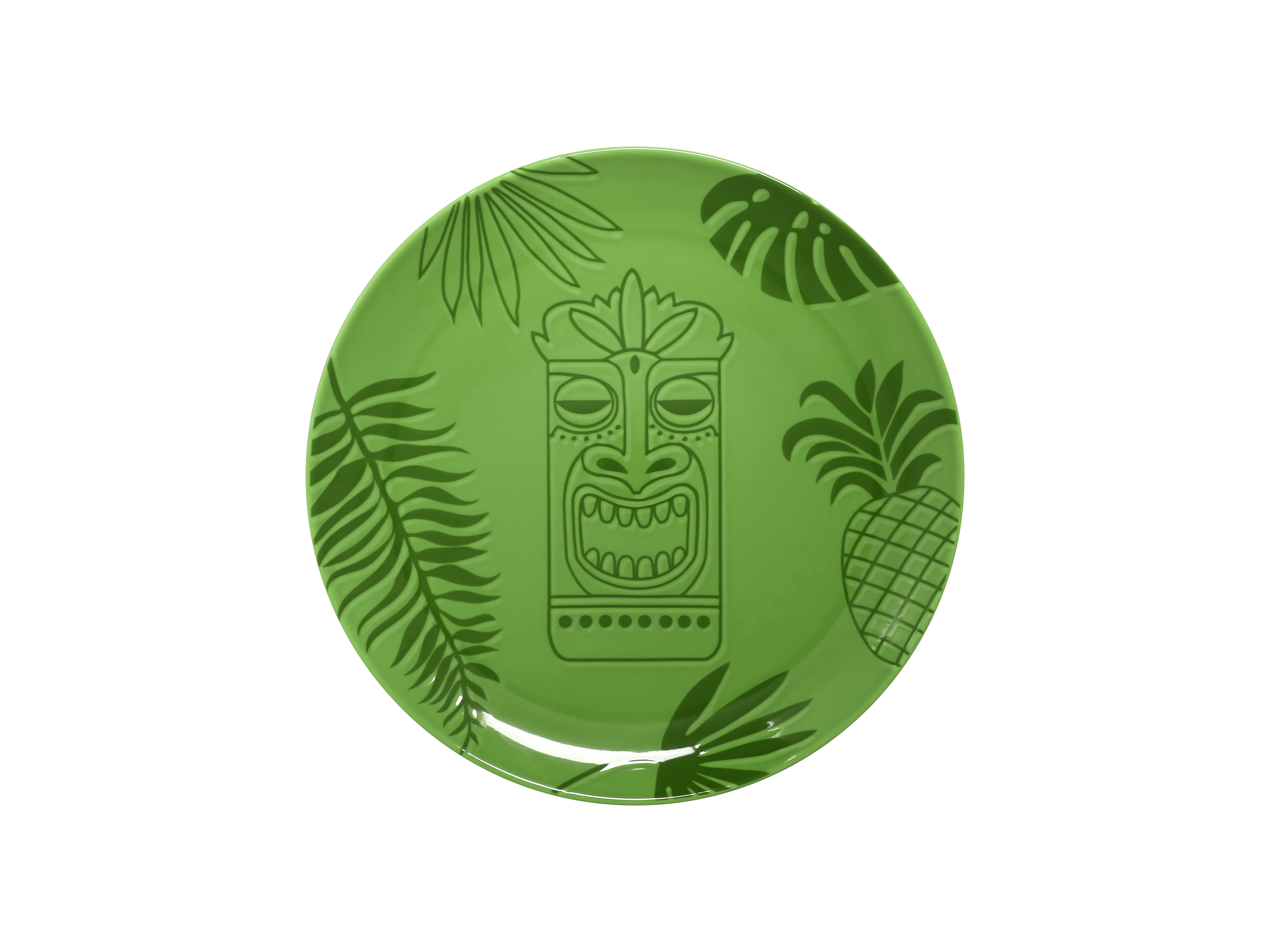 Teller coup 27cm AZTEK green