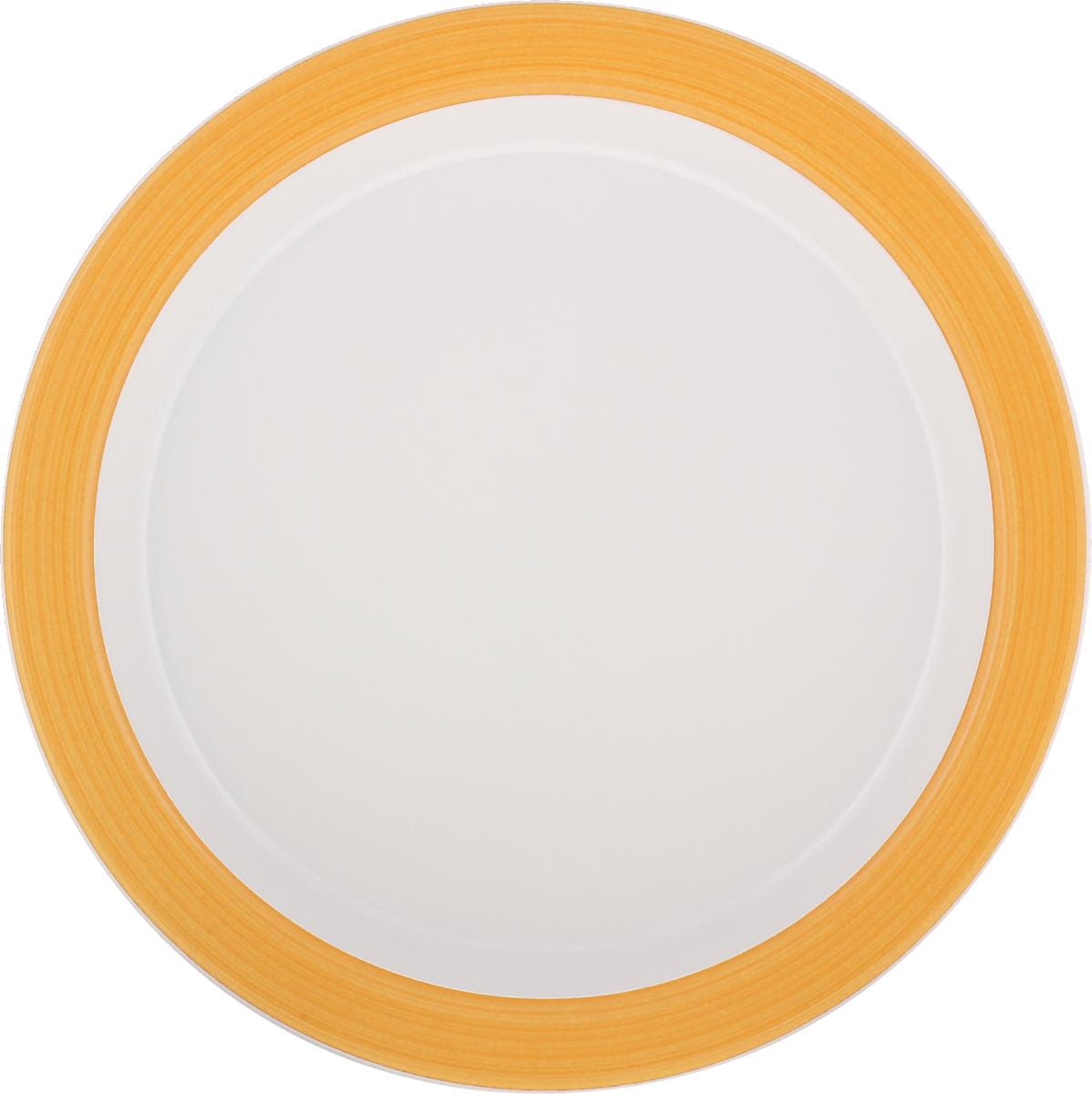 Spezialteller halbtief Fahne 25cm INVITA DIMENSION PINSELBAND sonnengelb