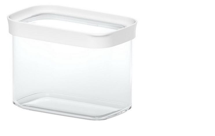 Frischhaltedose 1L mit Deckel OPTIMA weiß stapelbar