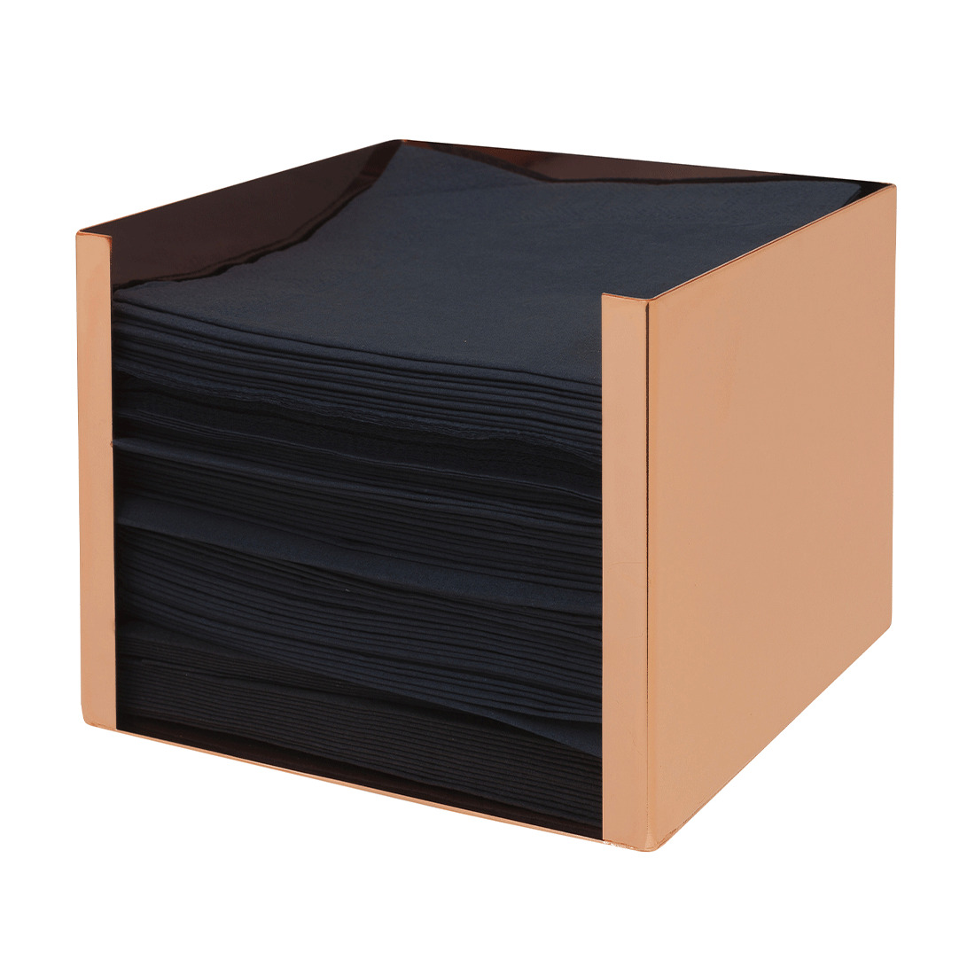 Serviettenhalter Edelstahl kupferfarben