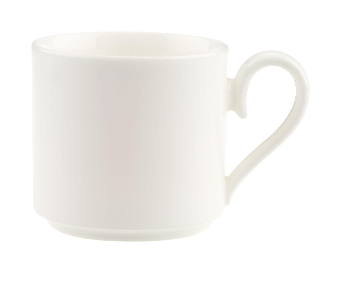 Espressotasse 0,10L stapelbar Stella aus weißem Hotelporzellan von Villeroy & Boch für Gastronomie