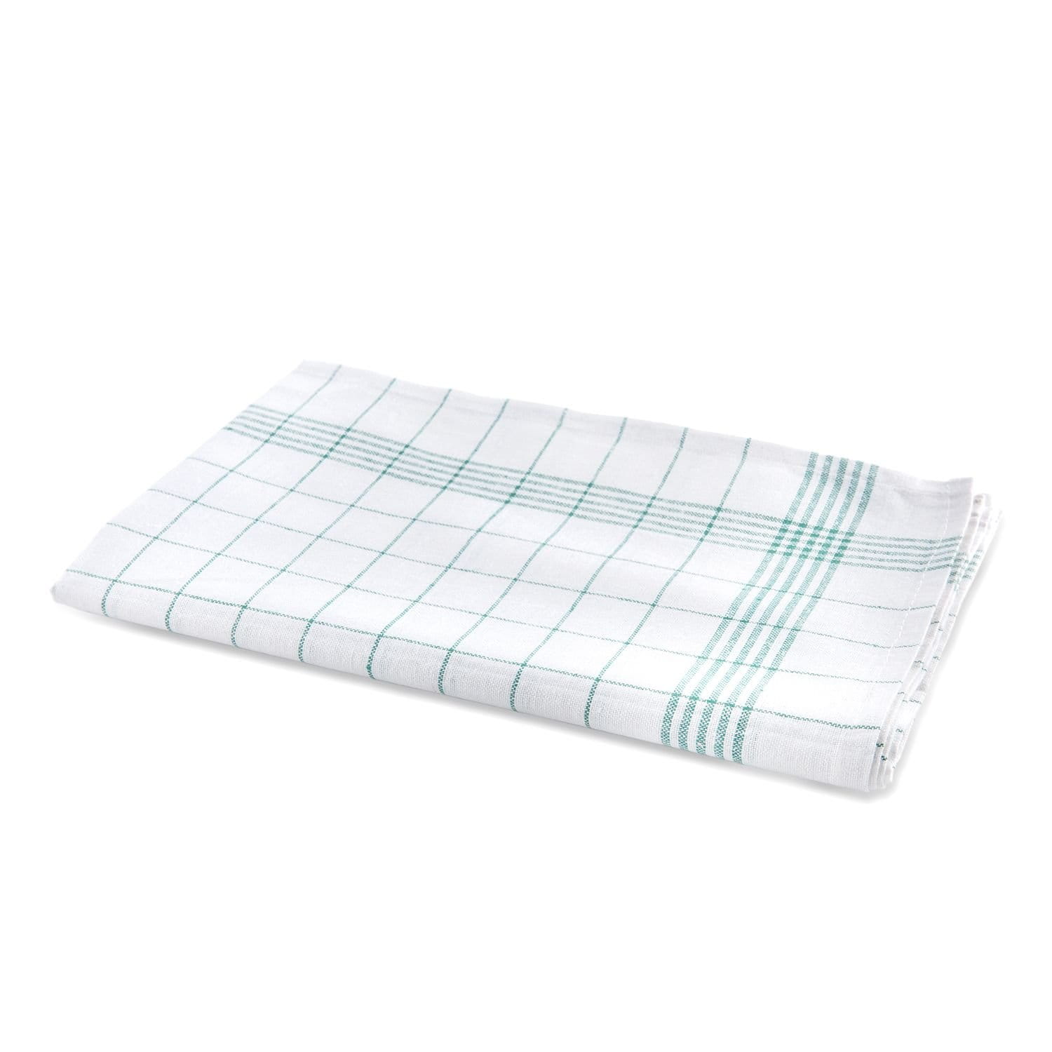 Geschirrtuch 50x70cm Halbleinen KARO grün