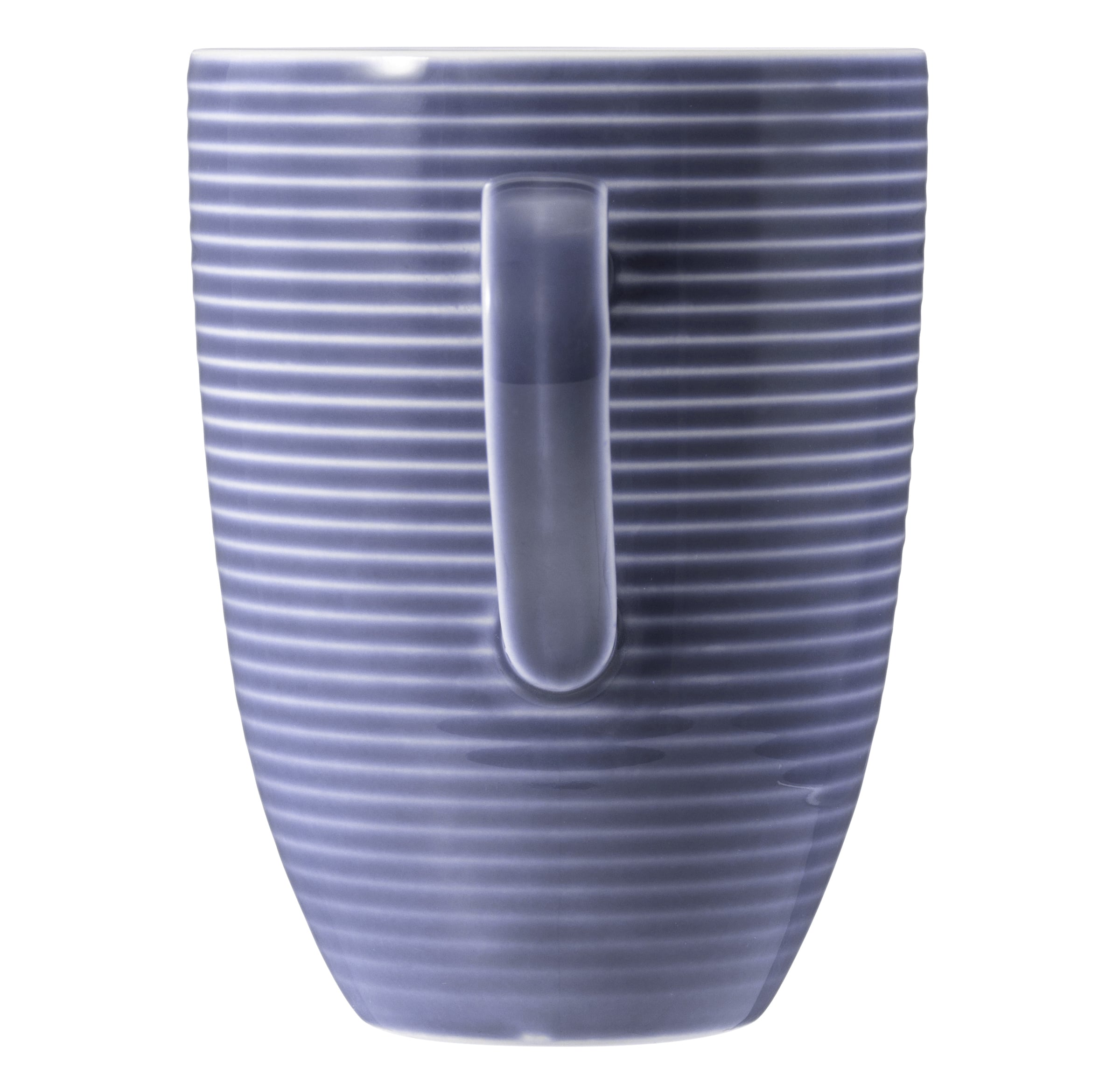 Becher rund mit Relief mit Henkel 0,35l mit Relief BEAT fliederblau