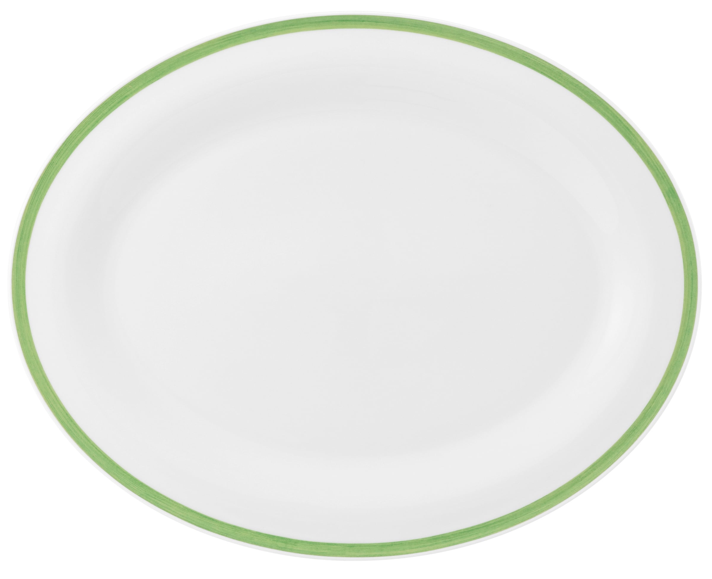 Platte oval oval 35cm COMMUNITY pinselband grün