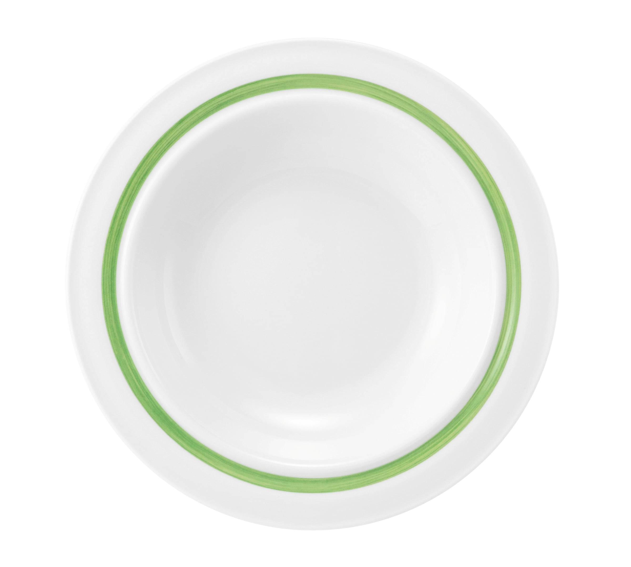 Teller rund tief 23cm COMMUNITY pinselband grün