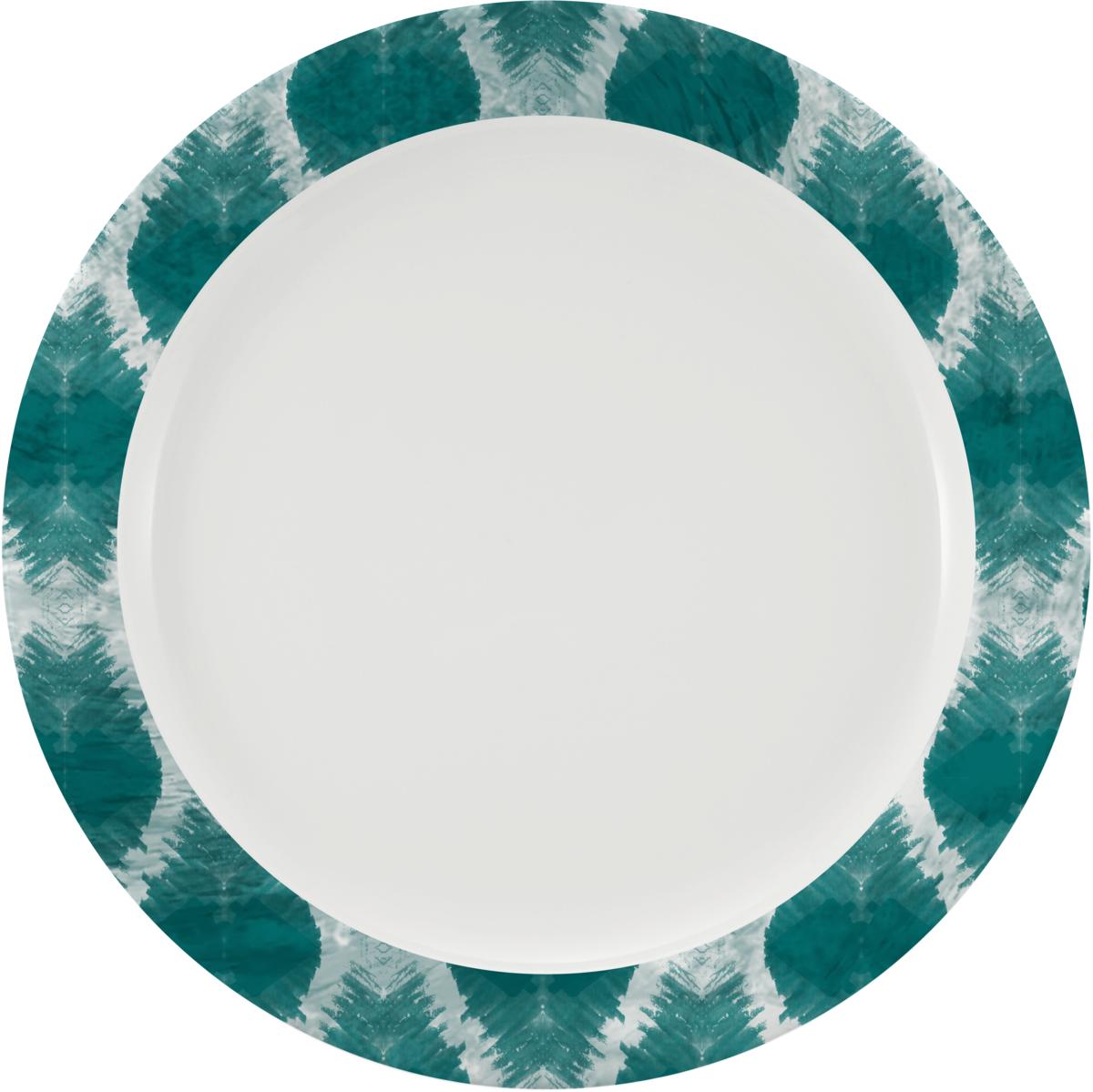 Teller flach Fahne 16cm DIMENSION calmera petrol blue