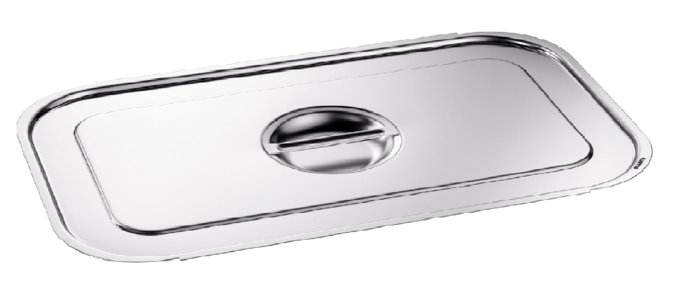 GN-Deckel 1/4 mit Bügelgriff 18/10