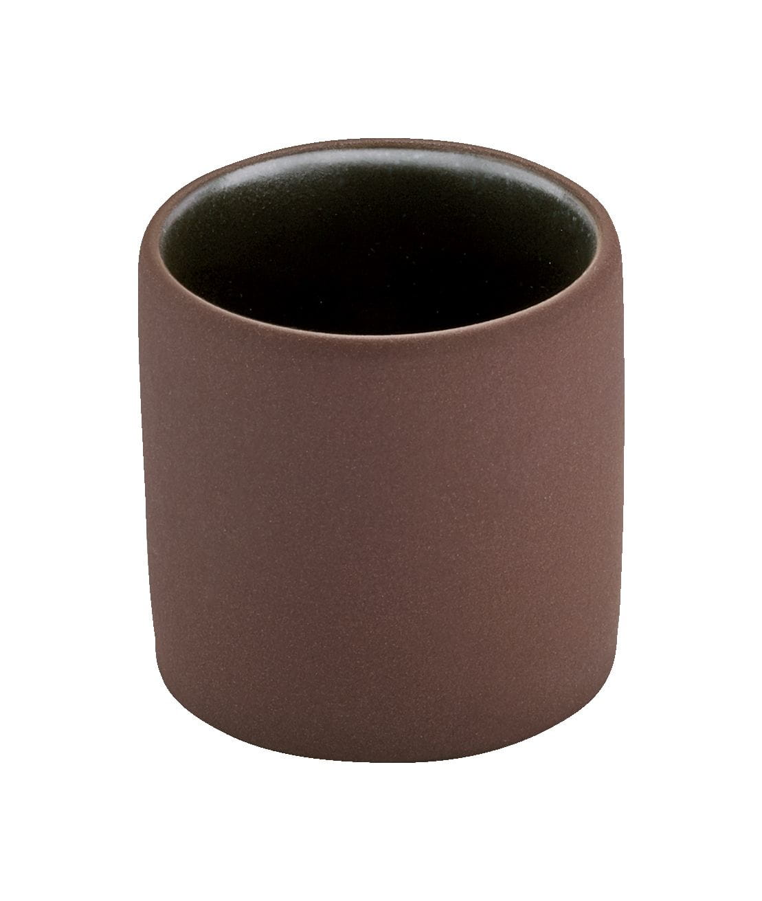 Espressotasse/Plateau 0,09l 2in1 braun/schwarz