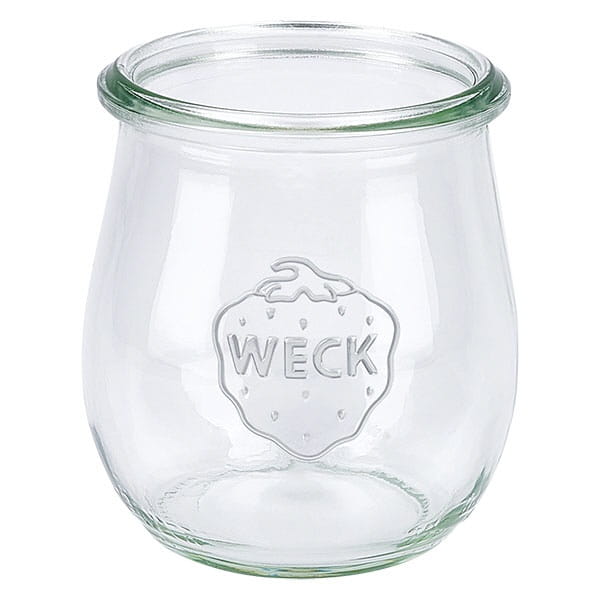 12 Stück Einweckglas 220ml ohne Deckel Tulpe WECK