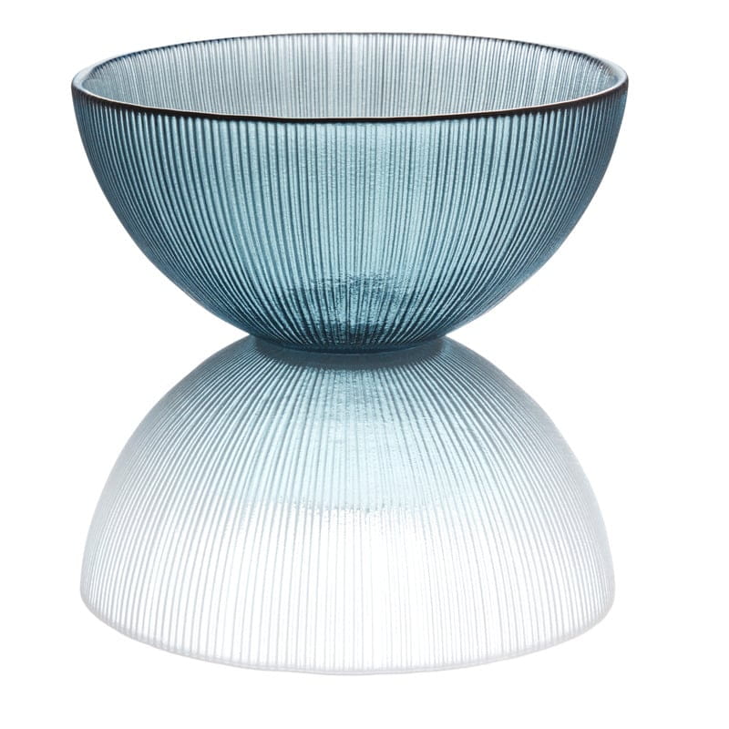 Glas Schale M H7,5cm STYLE LIGHTS blaugrün