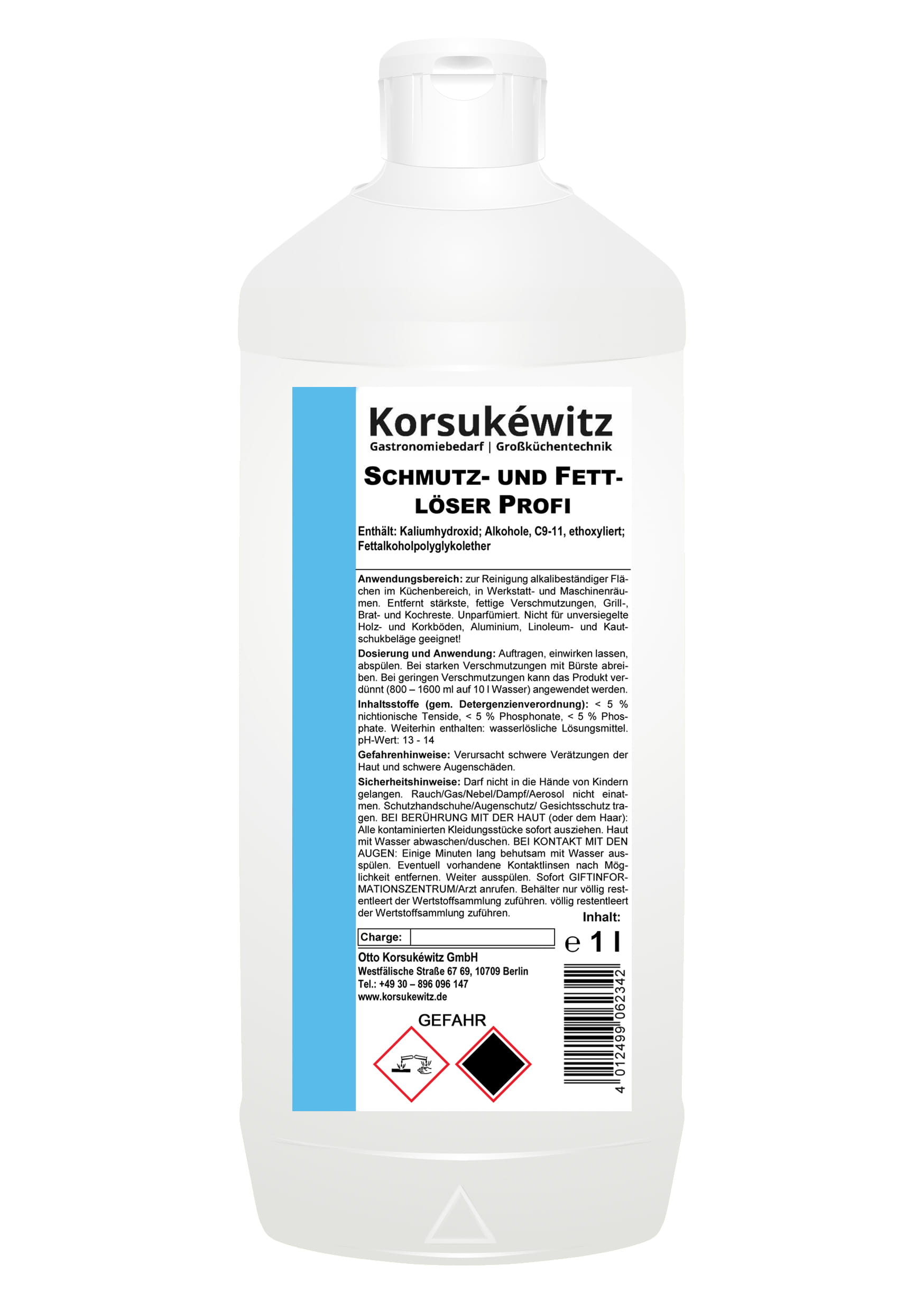 Schmutz-und Fettlöser PROFI 1l Flasche