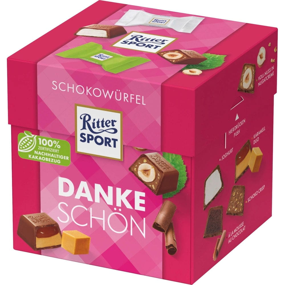 Ritter Sport Schokowürfel Dankeschön 176g 