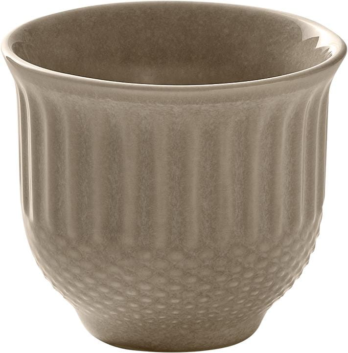 Espressotasse Relief 0,08l PINE almond