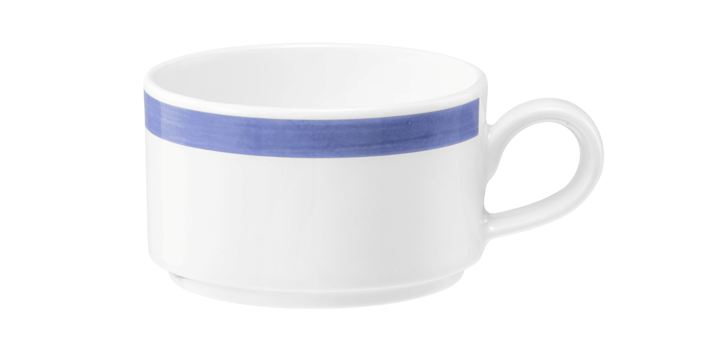 Espressotasse rund 0,09l COMMUNITY pinselband blau