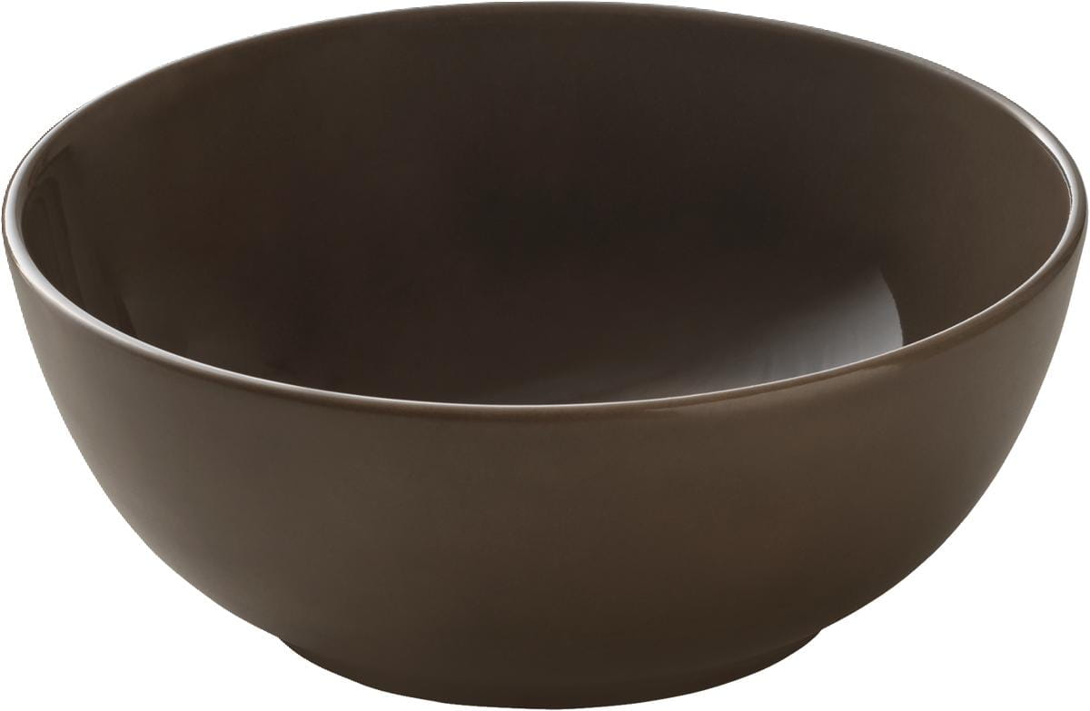 Schale rund 15cm 0,65l SANDSTONE DARK BROWN UNI