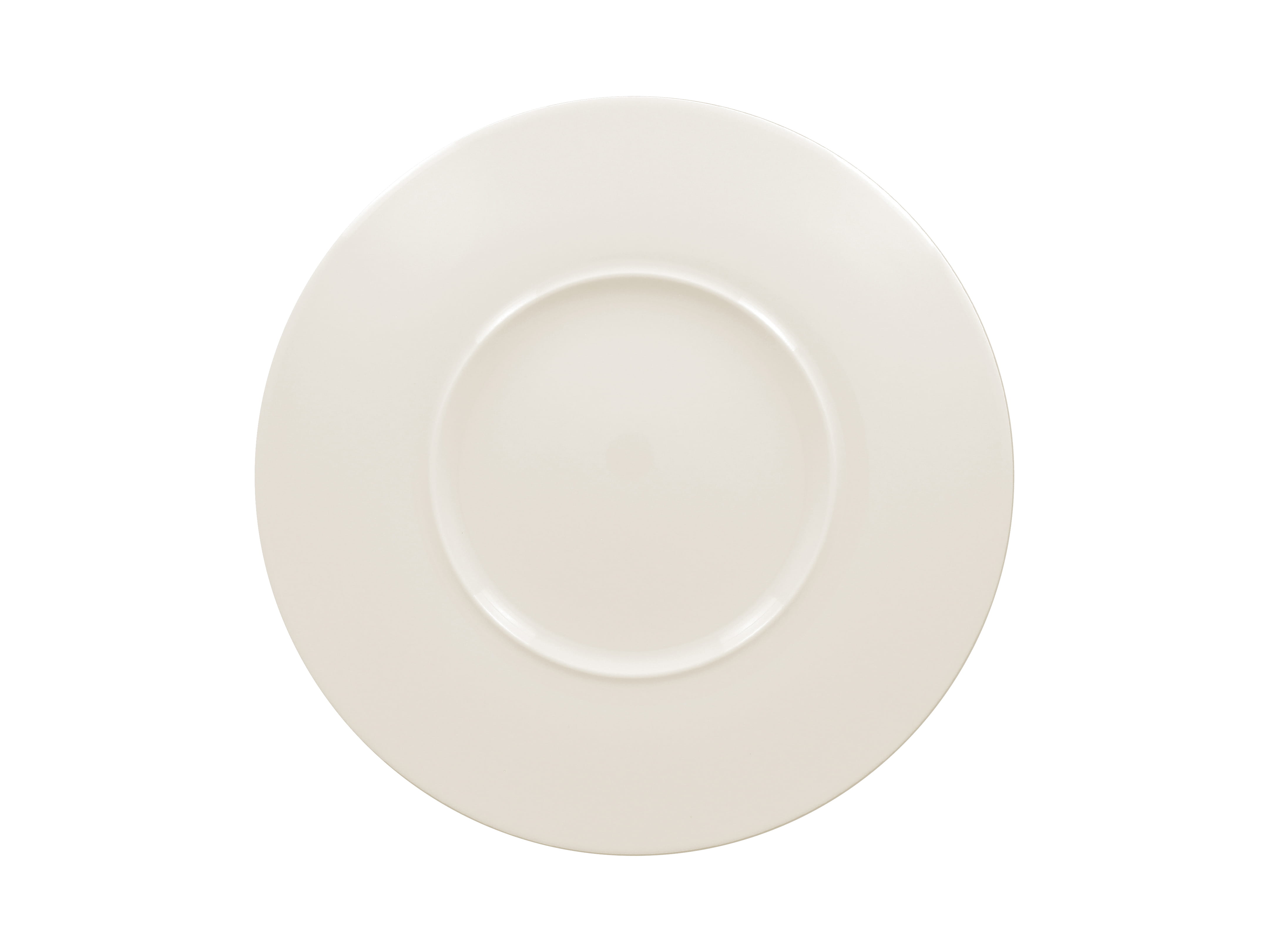 Teller flach Ø32,1cm H2,6cm HIDE white