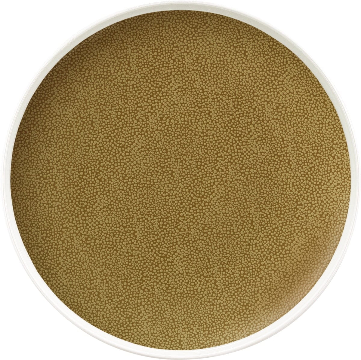 Teller flach rund coup 25cm PURITY PEARLS OLIVE