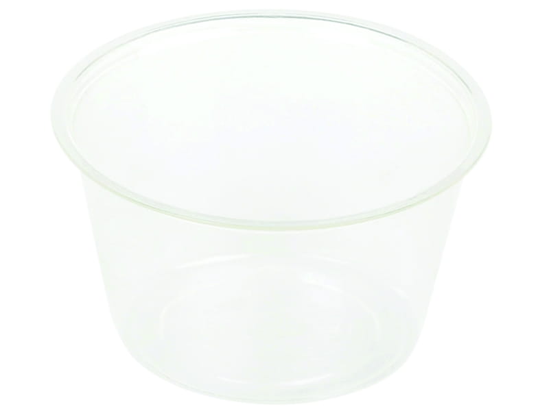 100 Stück Saucenbecher 90ml PLA Ø7cm klarH. 4,1cm