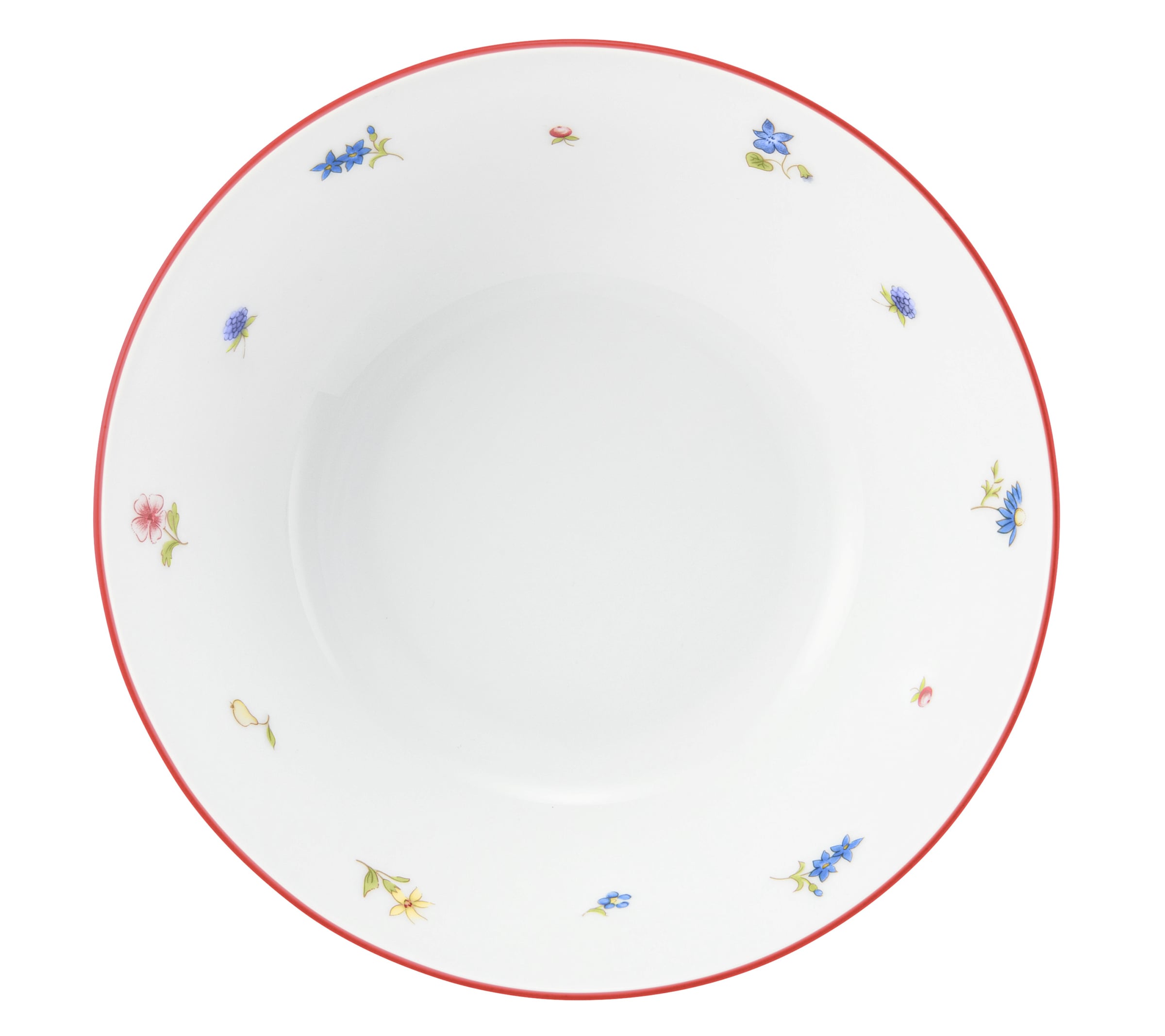 Schale rund rund 18cm COMMUNITY streublume rote linie