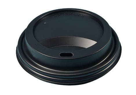 100 Stück Deckel COFFEE TO GO für 300+400ml Becher schwarz, passend zu Artikel-Nr. 42111|96902