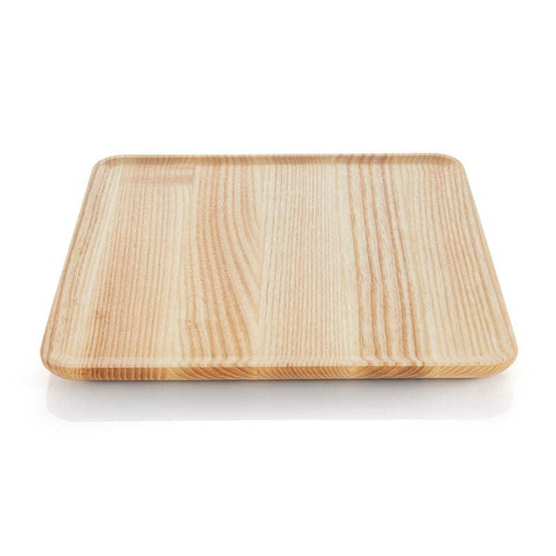 Tablett Holz esche quadratisch 27x27cm STYLE LIGHTS