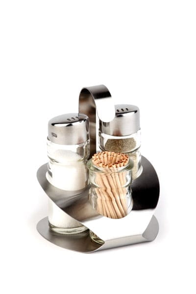 Menage Salz/Pfeffer/Zahnstocher PRO