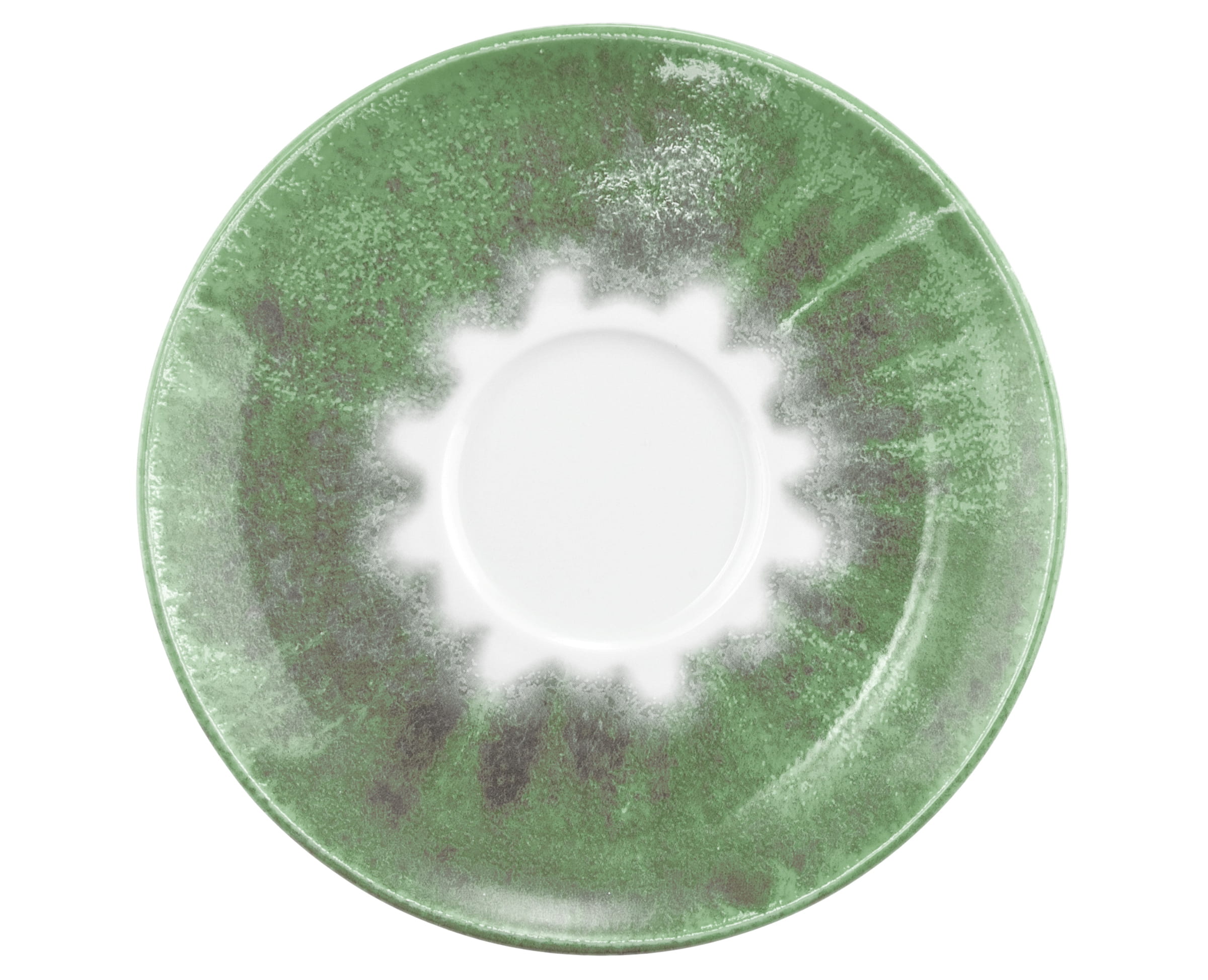 Kaffeeuntertasse rund 1164 MODERN LIFE batik matcha