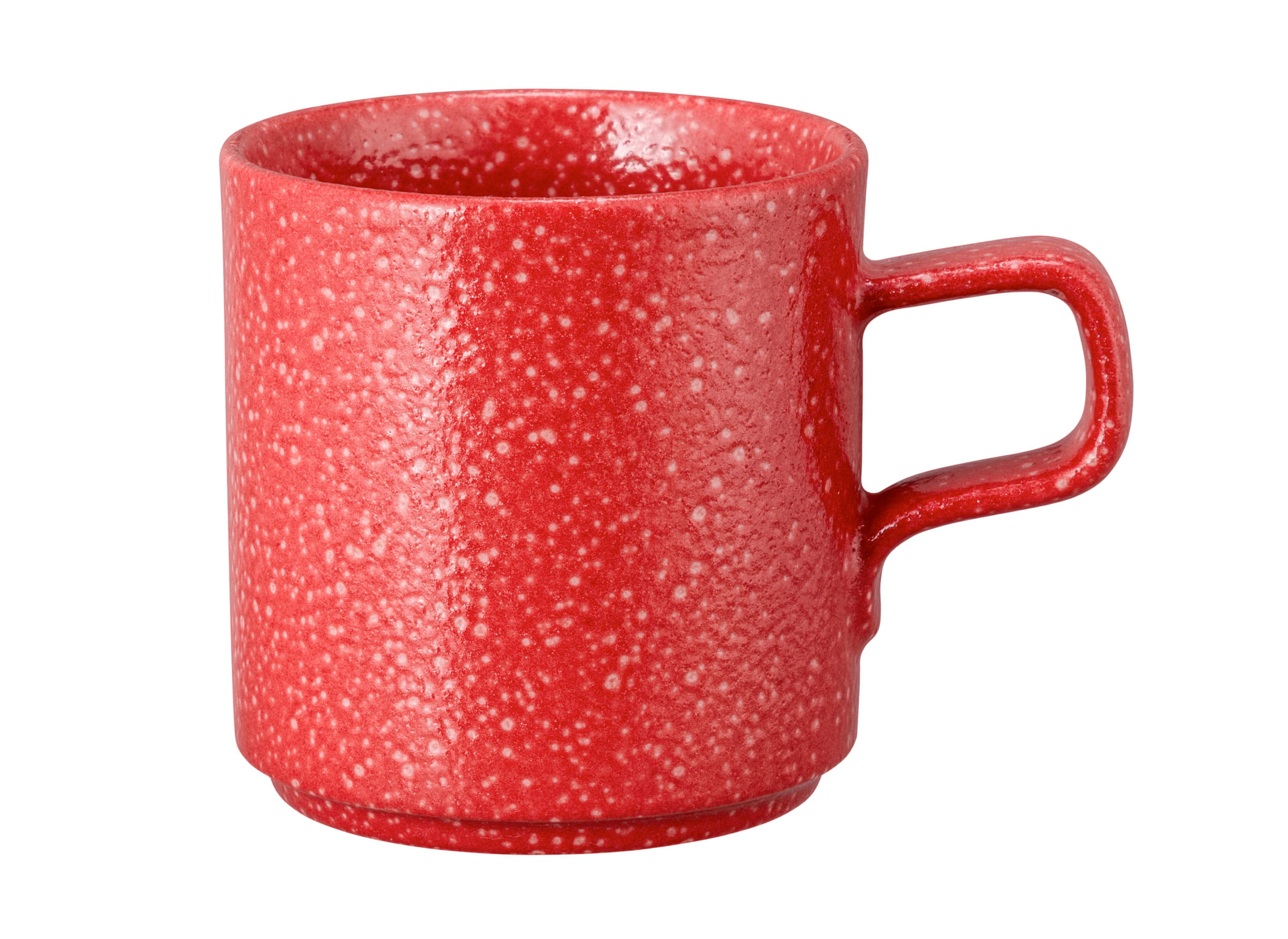 Becher mit Henkel 0,28l GOOD MOOD intense red