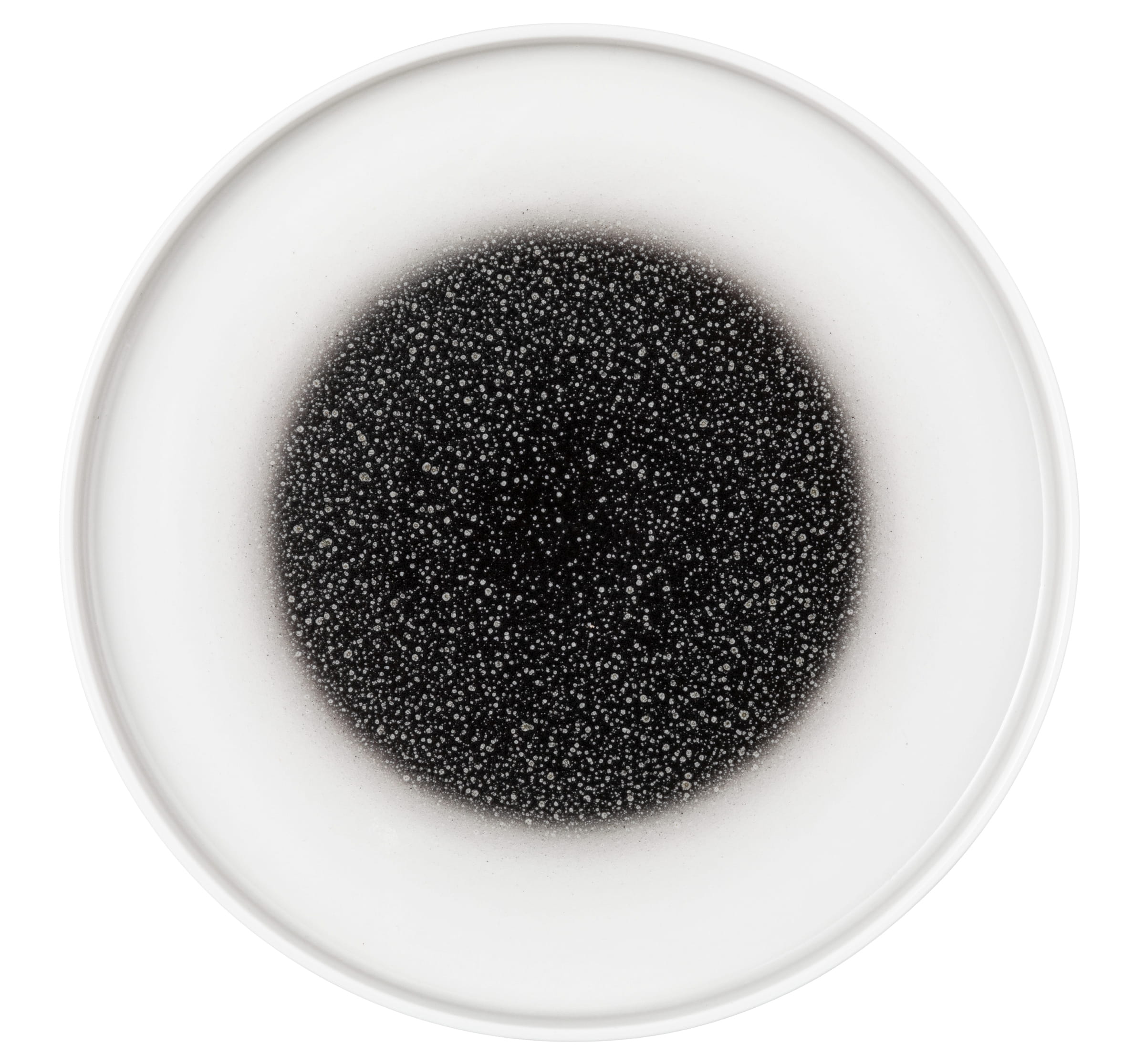 Teller rund flach rund 26cm M5397-26 GOOD MOOD intense spotted black