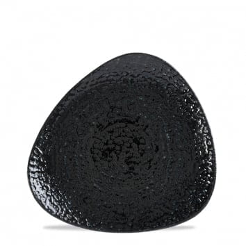 Teller dreieckig 19,2cm HOMESPUN CHROMA carbon