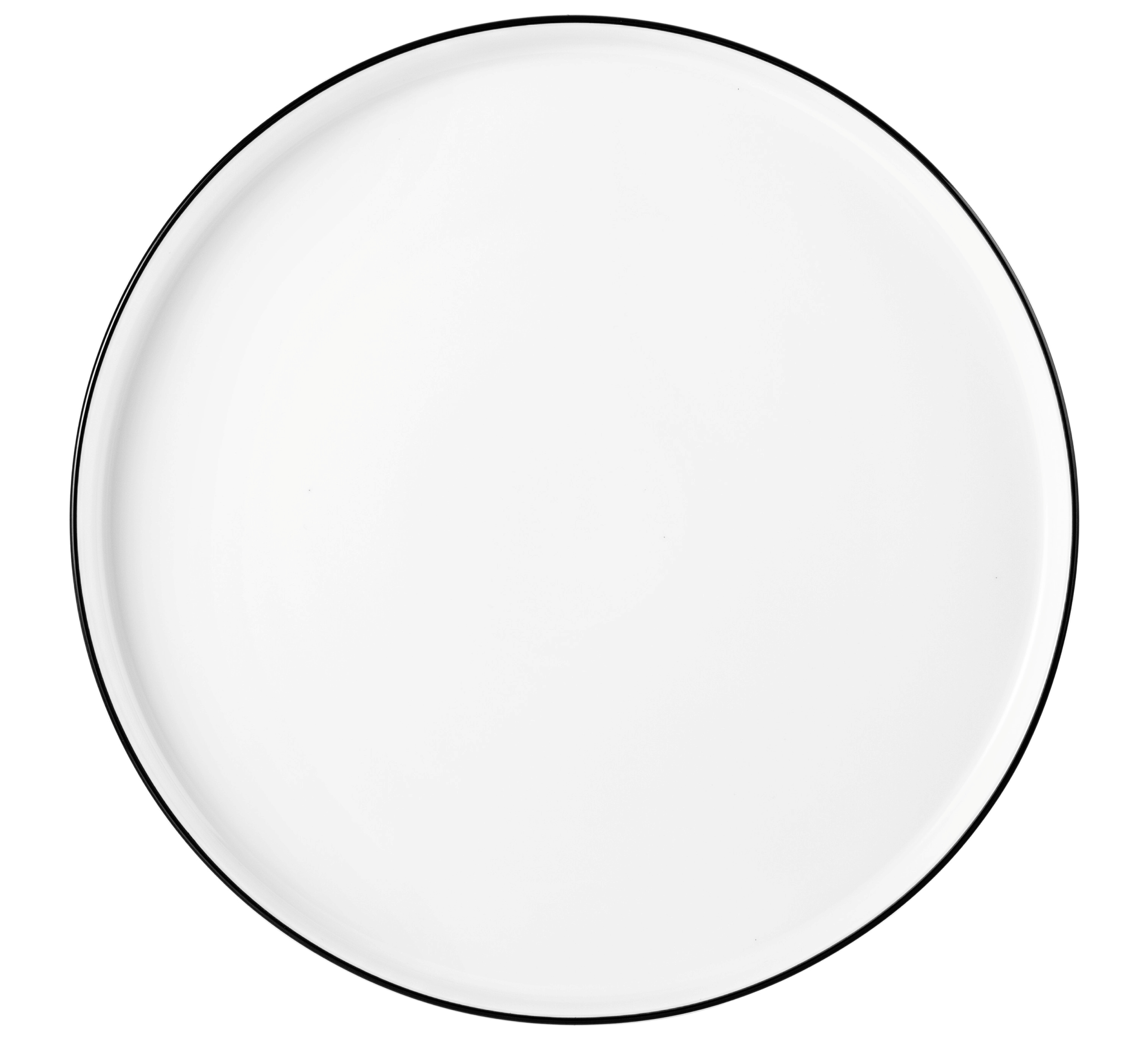 Teller rund flach rund 28cm M5397-28 GOOD MOOD black line