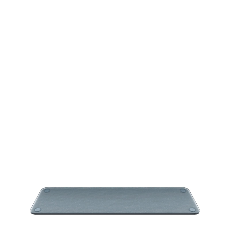 Platte GN 2/4 - Rauchglas QUADRO