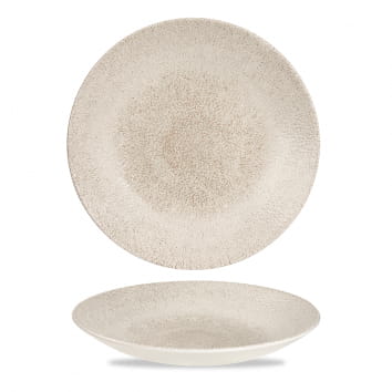 Teller tief coup 28,1cm RAKU agate grey